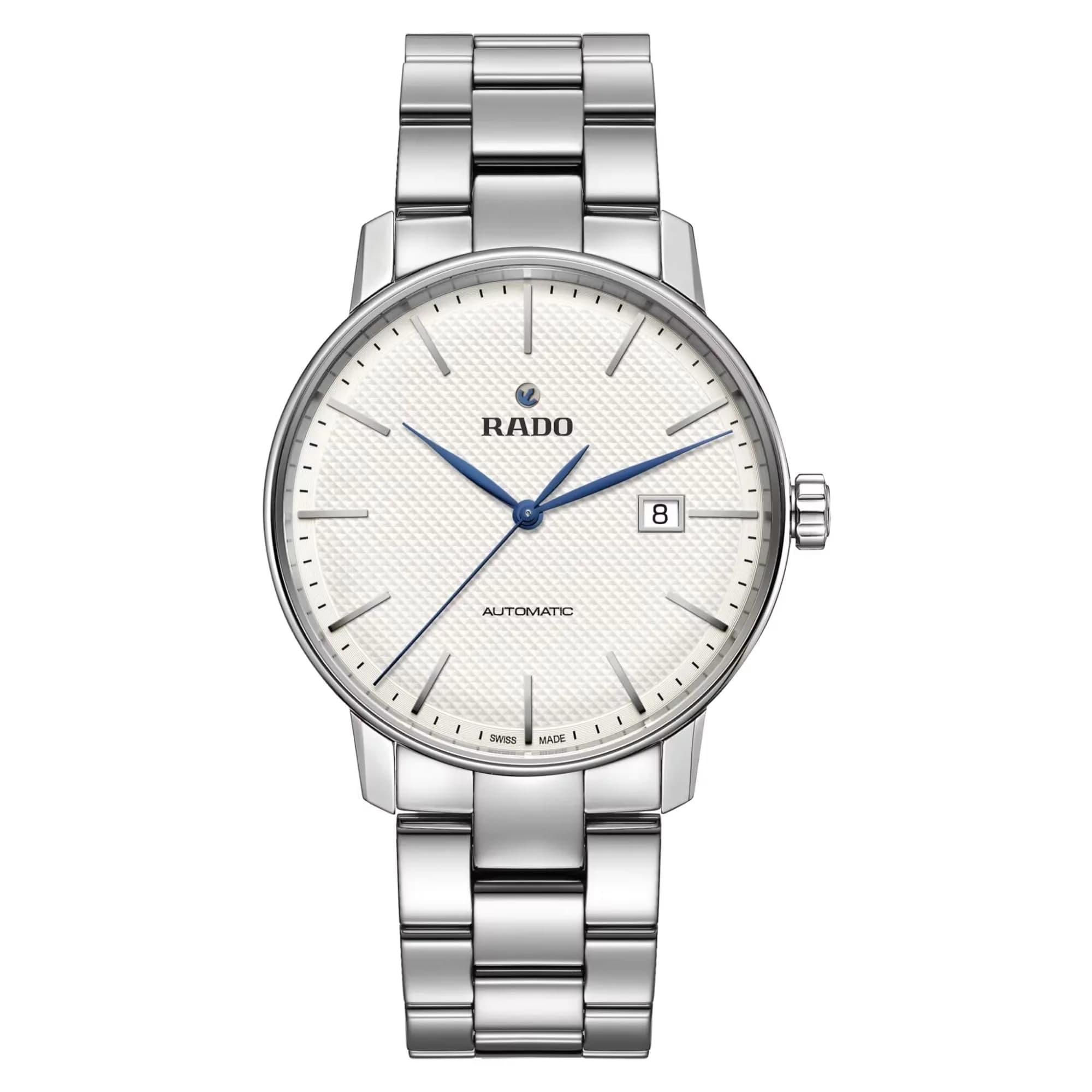 Rado Coupole Classic Swiss Automatic Watch, White | 41mm Stainless Steel, Unisex