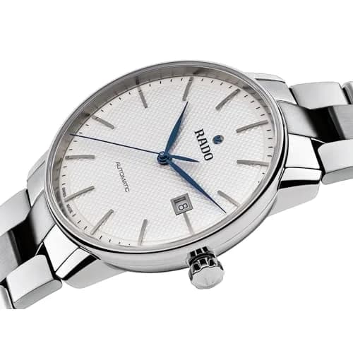 Rado Coupole Classic Swiss Automatic Watch, White | 41mm Stainless Steel, Unisex thumbnail 2