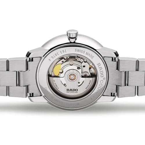 Rado Coupole Classic Swiss Automatic Watch, White | 41mm Stainless Steel, Unisex thumbnail 3
