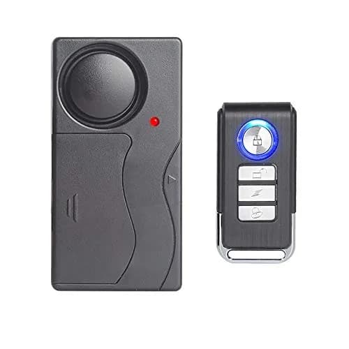 Mengshen Wireless Vibration Alarm Anti-Theft Burglar Alarm 110dB Loud Alert with Remote Control thumbnail 1