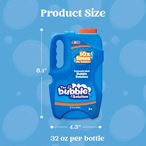 JOYIN Concentrated Bubble Solution 946ml (32 Fl Oz) | Non-Toxic, BPA-Free, ASTM-Tested for Kids thumbnail 5