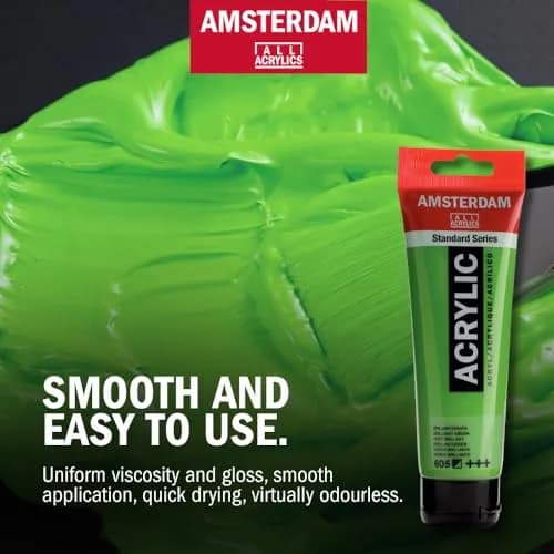 Amsterdam Standard Series Acrylic Paint Set, Pearl, 0.6 fl oz, 6 Count | Vibrant, Water-Based, Versatile for Artists thumbnail 5