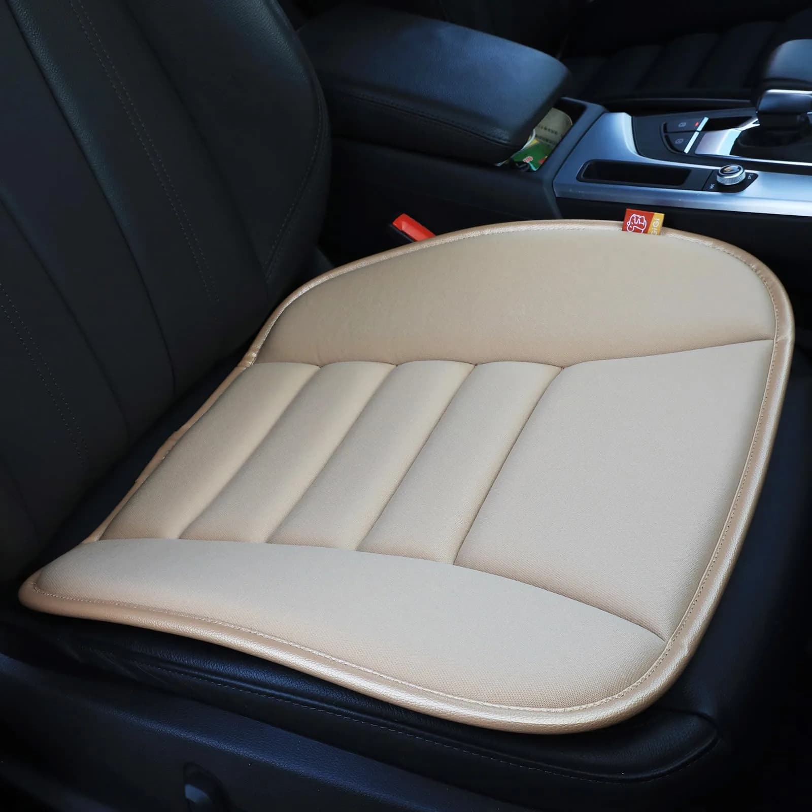 RaoRanDang Car Seat Cushion Pad with Memory Foam | Comfortable & Durable Khaki — Khaki