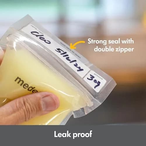 Medela Breast Milk Storage Bags, 100 Count, 180ml (6 Fl Oz) | Hygienically Pre-Sealed for Safe Breastmilk Storage thumbnail 2
