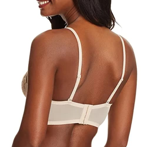 Maidenform Womens Wireless Longline Lace Bralette 40B | Comfortable, Convertible & Supportive thumbnail 3