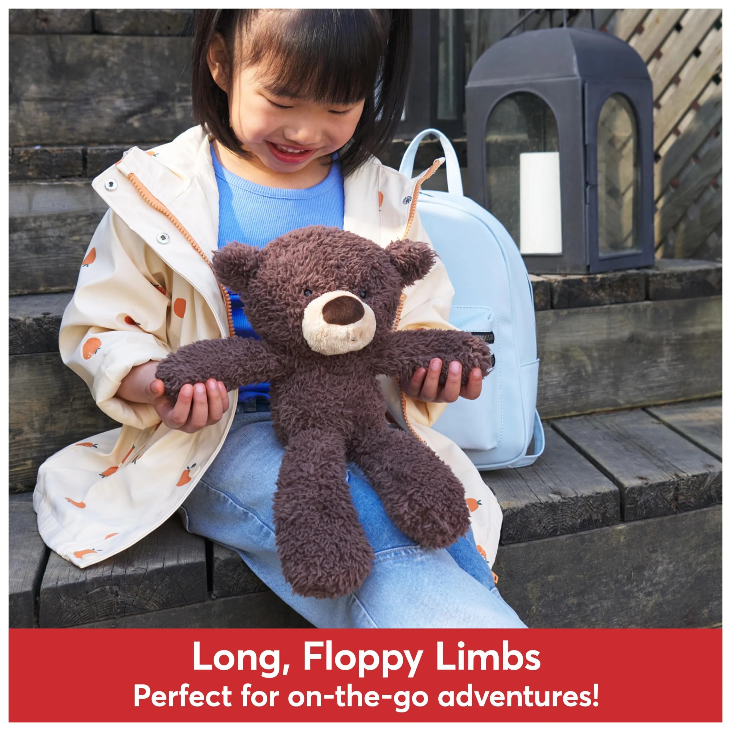 GUND Fuzzy Teddy Bear 13.5 inches (34 cm) | Soft, Huggable, Ages 1+ - view 6