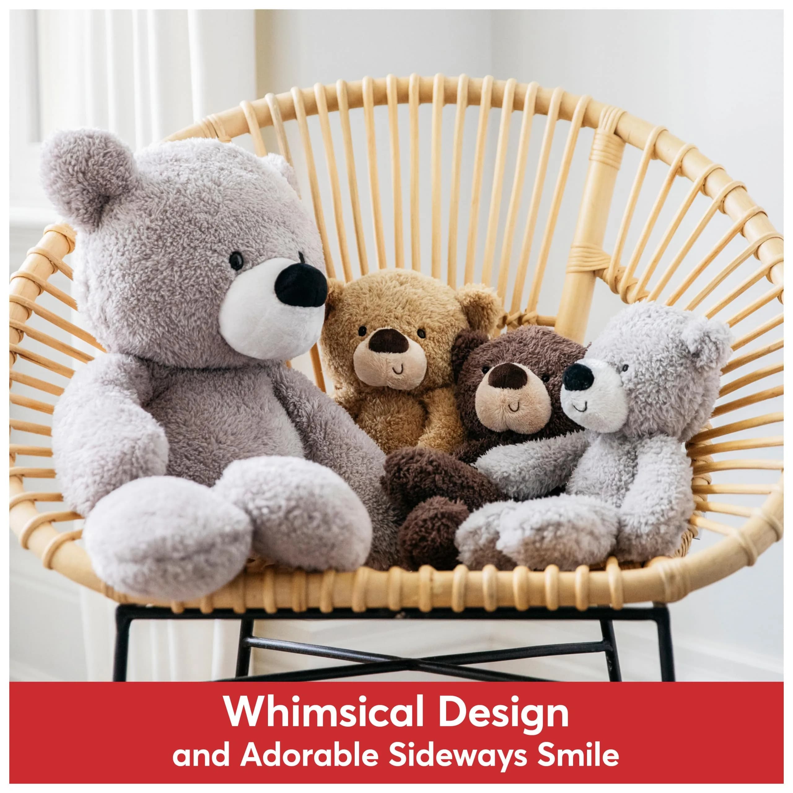 GUND Fuzzy Teddy Bear 13.5 inches (34 cm) | Soft, Huggable, Ages 1+ - view 2