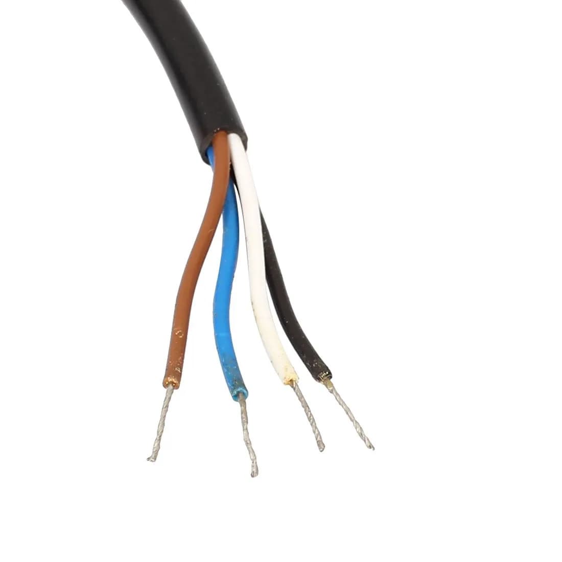 uxcell M12 Female Straight 4 Pin Connector Aviation Socket Electrical Cable 2m (6.56 ft) - view 2