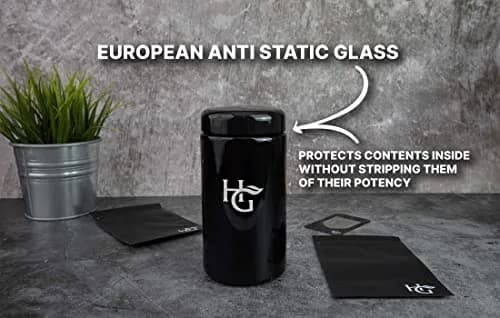 Herb Guard 500ml Airtight Glass Jar Set | UV Protection Keeps Goods Fresh for Months thumbnail 5