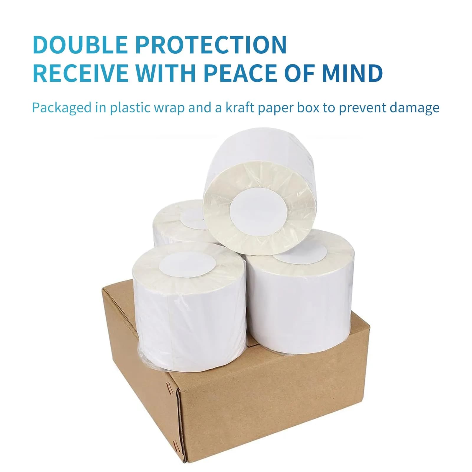 9527 Product 4x6 Inch Shipping Labels (1800 Labels Total) | Direct Thermal, Strong Adhesive, Perforated - view 7