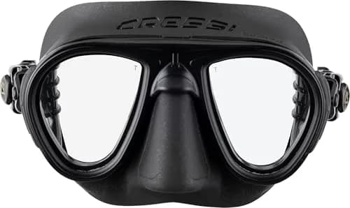 Cressi Calibro Low Volume Masks, Black/Black | Fog-Stop System & Wide View thumbnail 2