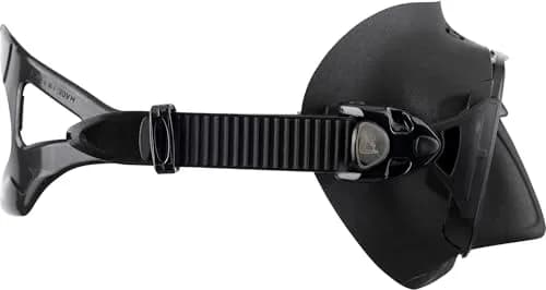 Cressi Calibro Low Volume Masks, Black/Black | Fog-Stop System & Wide View thumbnail 3