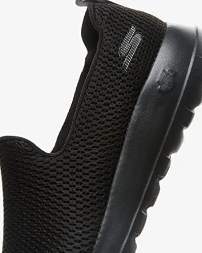 Skechers Men’s Go Walk Max-Athletic Air Mesh Slip On Shoe, Black, 12.5 X-Wide | Breathable Comfort for Indian Walkers thumbnail 2
