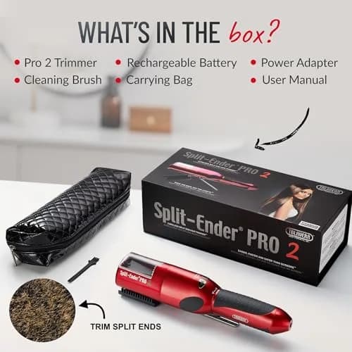 Split-Ender Pro 2 - Cordless Hair Trimmer for Damaged, Dry, Frizzy Hair | Professional Beauty Tool thumbnail 4