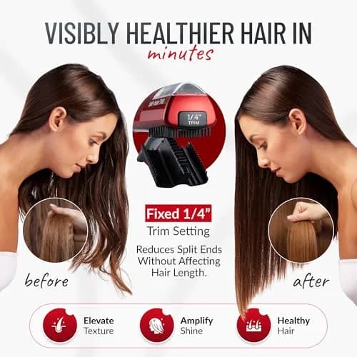 Split-Ender Pro 2 - Cordless Hair Trimmer for Damaged, Dry, Frizzy Hair | Professional Beauty Tool thumbnail 5