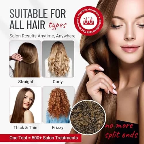 Split-Ender Pro 2 - Cordless Hair Trimmer for Damaged, Dry, Frizzy Hair | Professional Beauty Tool thumbnail 7