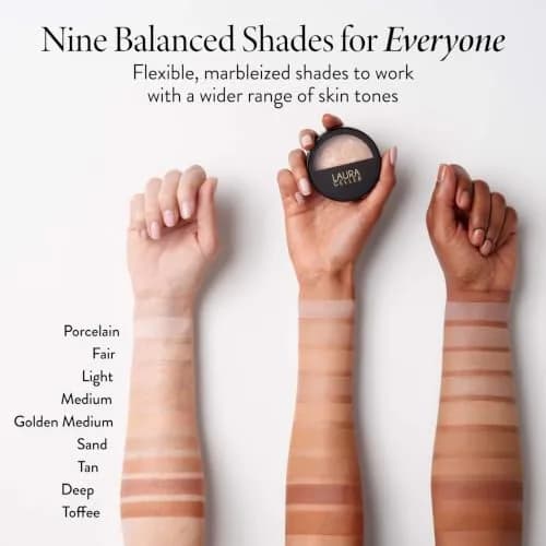 LAURA GELLER Baked Balance-n-Brighten Powder Foundation – Medium | Self-Adjusting, Radiant Finish, 0.32 Oz thumbnail 7