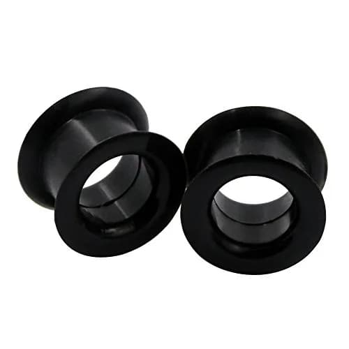 Oyaface Black Silicone Ear Tunnels 16mm | Hypoallergenic, Flexible & Stylish (70-120 chars) thumbnail 7