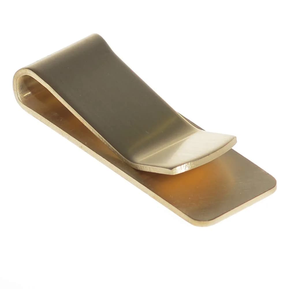 CKLT Money Clip Stainless Steel | Compact, Durable & Multi-Functional (Medium) — Golden