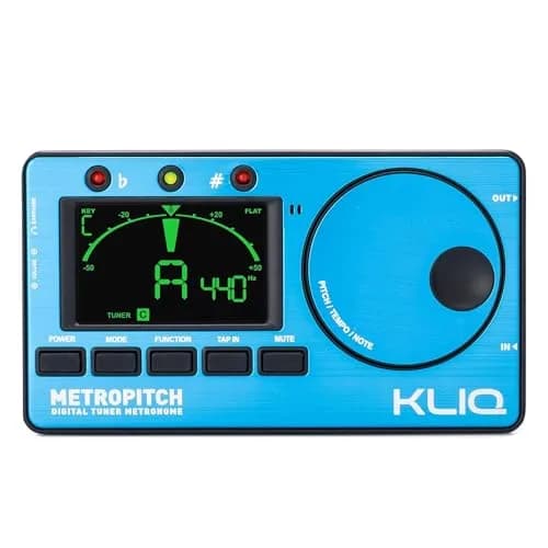 KLIQ MetroPitch Digital Metronome & Tuner for Piano, Guitar & Bass | 3-in-1 Pocket Device with Accurate Tuning & Timing thumbnail 1