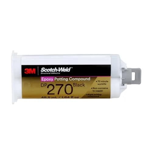 3M Scotch-Weld Epoxy Potting Compound DP270 48.5mL Duo-Pak | Black, Low Viscosity, 70 Min Work Life thumbnail 3