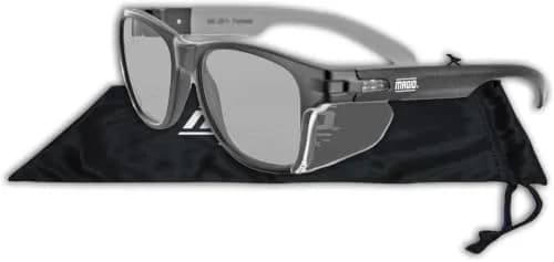 MAGID Y50 Safety Glasses with Side Shields, Gray Lens, 1 Pair | ANSI Z87.1+ Certified Impact Protection thumbnail 3