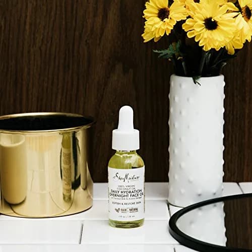 SheaMoisture 100% Virgin Coconut Oil Overnight Face Oil 30ml (1 Fl Oz) | Hydrates & Renews Skin thumbnail 2