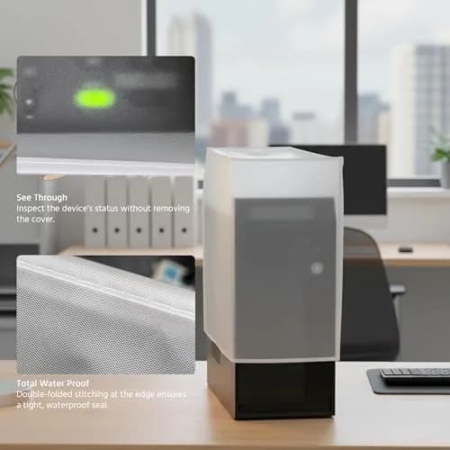 SZBRO Lightweight Waterproof CPU Dust Cover for Mid-Tower Full Body (25cm x 61cm x 51cm) | Protects from Dust & Spills thumbnail 5