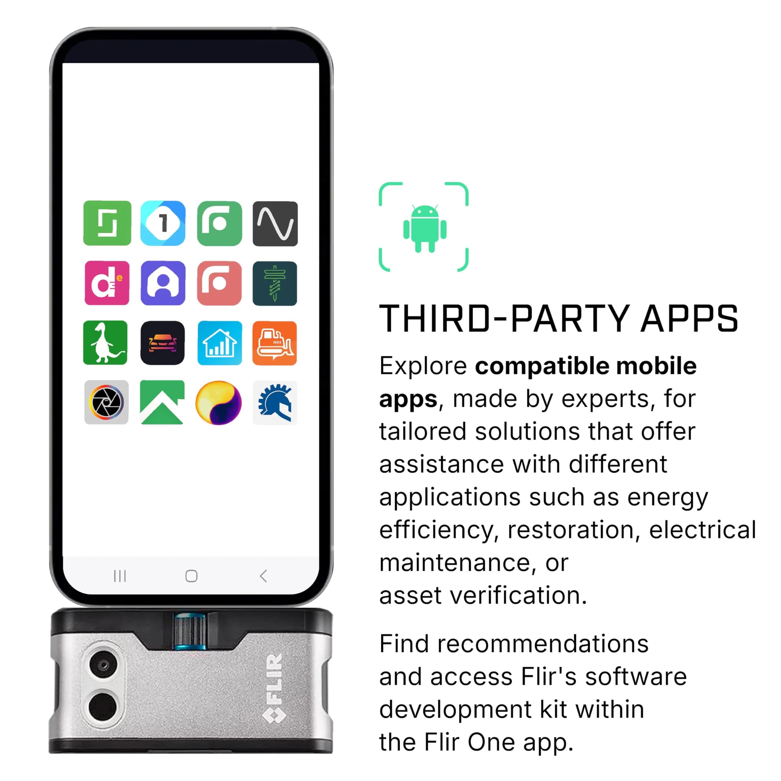 FLIR ONE Thermal Imaging Camera for Android Smartphones (USB-C), 240x180 Super Resolution | Industrial Inspection Tool - view 7