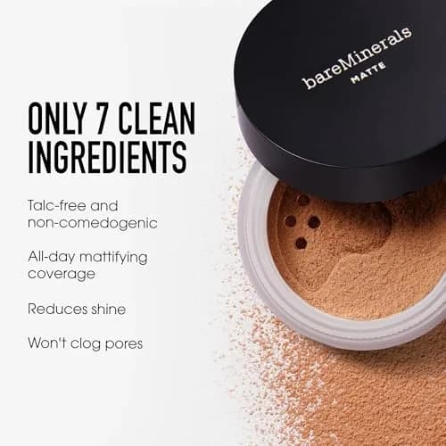 bareMinerals Original Matte Loose Mineral Foundation SPF 15 15 Neutral Medium | Vegan, Dermatologist-Tested, No Spill thumbnail 5