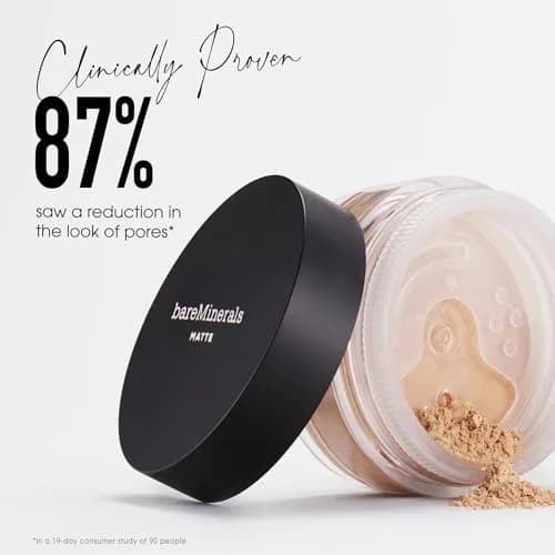 bareMinerals Original Matte Loose Mineral Foundation SPF 15 15 Neutral Medium | Vegan, Dermatologist-Tested, No Spill thumbnail 4