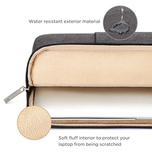 NIDOO 13 inch Laptop Sleeve 14 inch 14.5 inch | Water-Resistant Slim Carry Case thumbnail 4