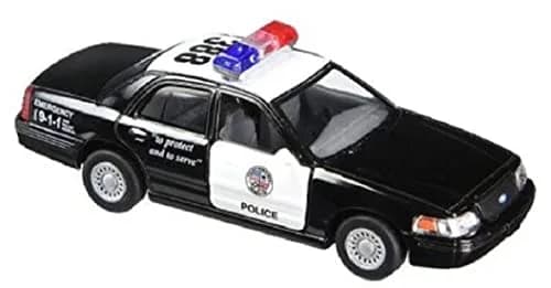 KiNSMART Ford Crown Victoria Police Interceptor 1:42 Scale 5" Die-Cast Car | Pullback Action for Kids & Collectors thumbnail 1