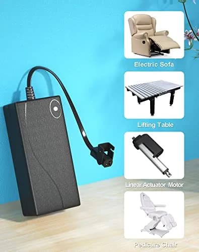 Ponkor 29V/24V 2A Power Supply Adapter with AC Cord | Universal Recliner Replacement thumbnail 4