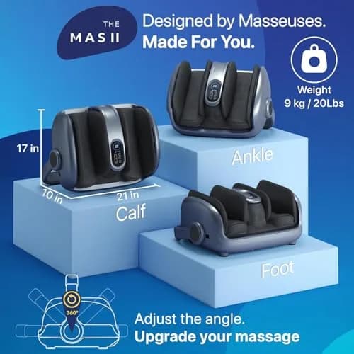 MIKO Shiatsu Foot Massager with Heat and Deep Kneading | Deep Tissue Relief & Circulation Boost thumbnail 4