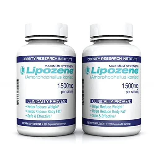 Lipozene Weight Loss Pills 120 Capsules | Non-GMO, Gluten-Free, Made in USA thumbnail 1