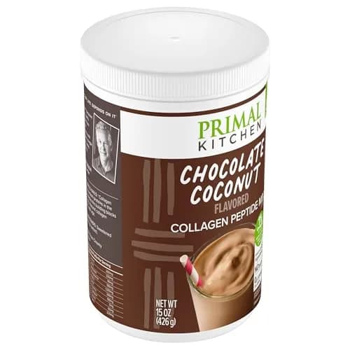 Primal Kitchen Chocolate Coconut Collagen Fuel Drink Mix 15oz (425g) | 11g Collagen Peptides Per Serving thumbnail 7