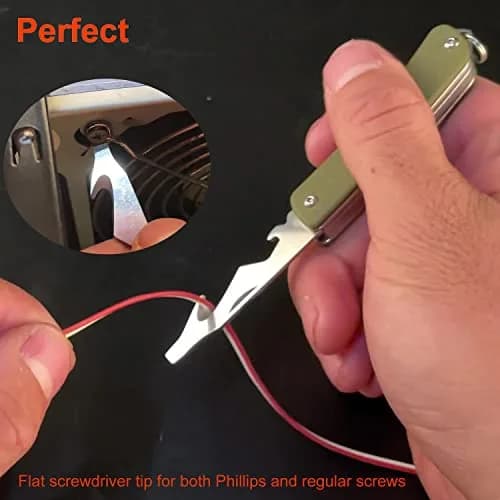 Ruike Small Pocket Knife Multitool 6 in 1 | High-Performance 12C27 Steel, G10 Handle, Compact & Versatile thumbnail 4