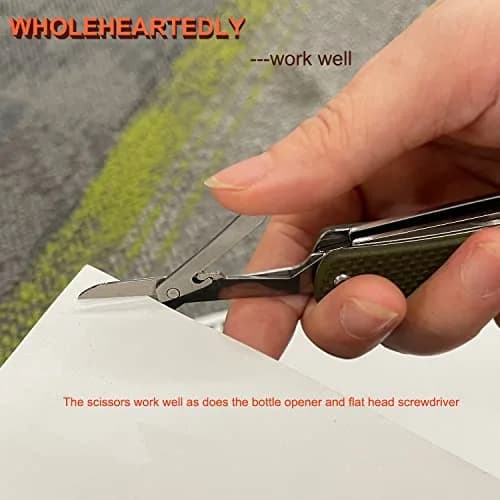 Ruike Small Pocket Knife Multitool 6 in 1 | High-Performance 12C27 Steel, G10 Handle, Compact & Versatile thumbnail 5