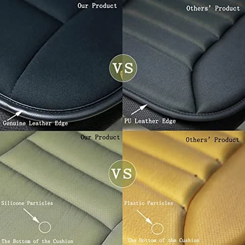 RaoRanDang Car Seat Cushion Pad with Memory Foam | 54cm x 46cm x 3cm (21.3" x 18.5" x 1.2") thumbnail 4