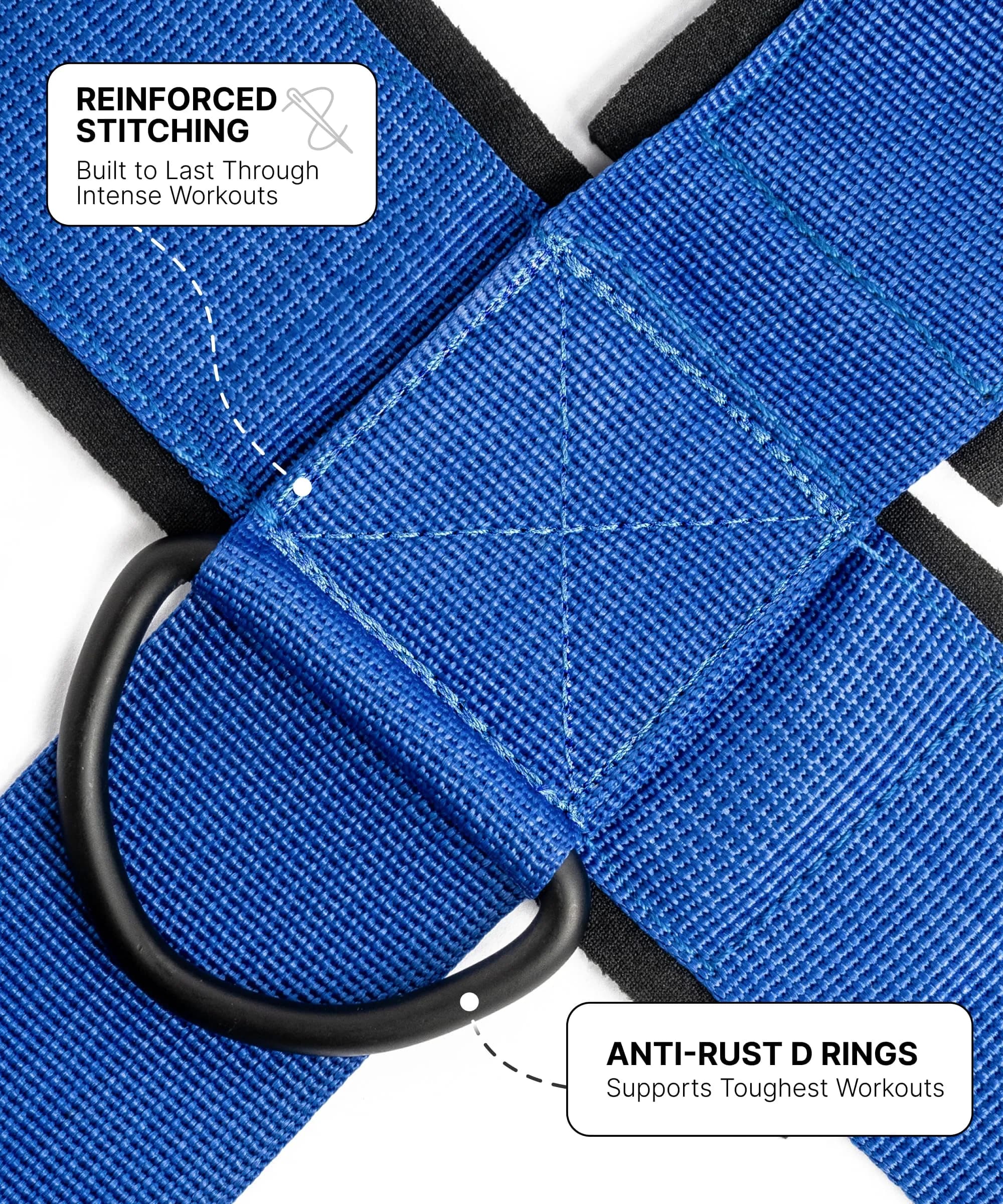DMoose Fitness Neck Harness with Steel Chain & Padding | 4.5cm (1.77in) Thick, 76cm (30in) Chain - view 4