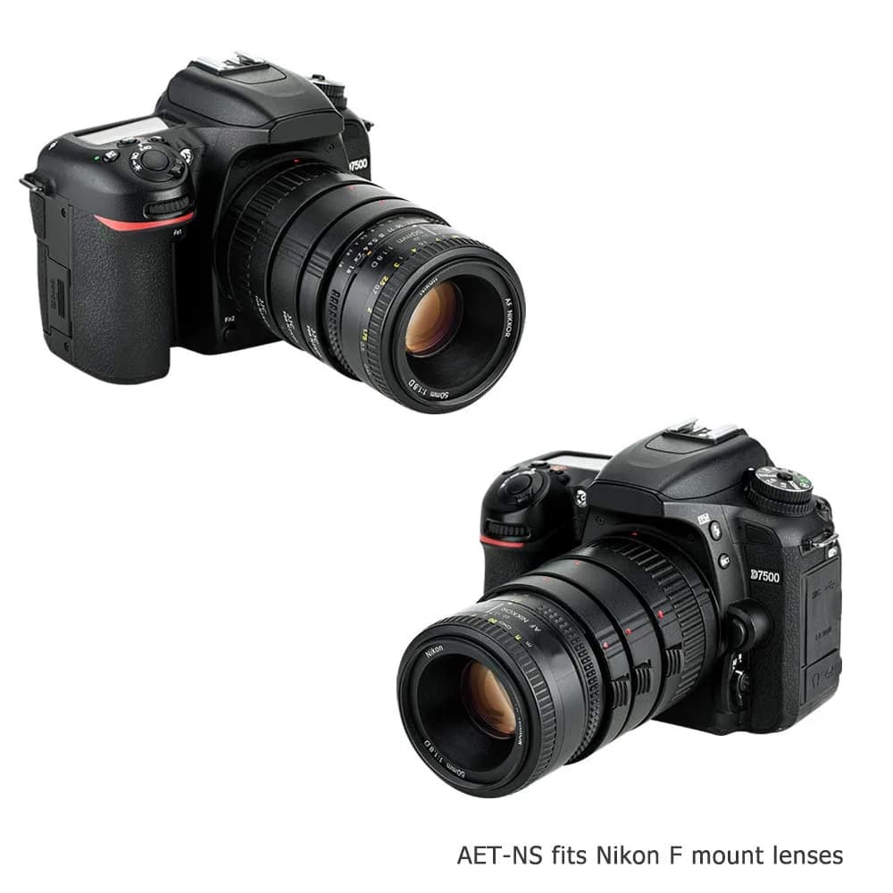 JJC Auto Focus Macro Extension Tube Set for Nikon F Camera & Lens | 12mm, 20mm, 36mm Tubes - view 6