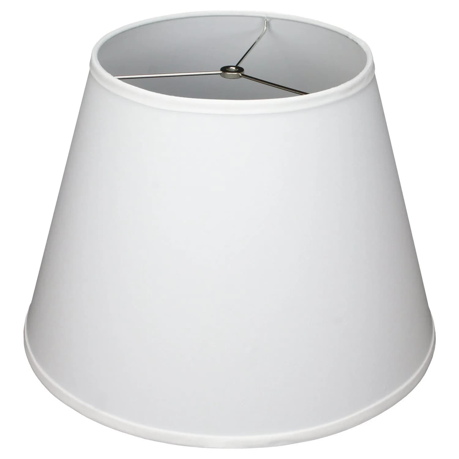 FenchelShades.com White Lampshade 11" Top Diameter x 18" Bottom Diameter x 13" Slant Height | Handmade in USA