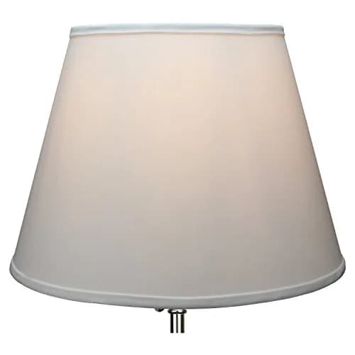FenchelShades.com White Lampshade 11" Top Diameter x 18" Bottom Diameter x 13" Slant Height | Handmade in USA thumbnail 3
