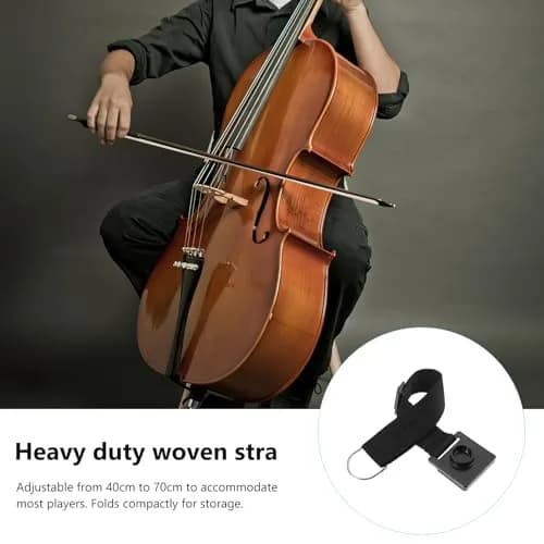 rosenice Cello Endpin Anchor Anti-Slip Pad 21.65X3.14 Inch | Non-Skid Floor Protector for Cello Stability thumbnail 7