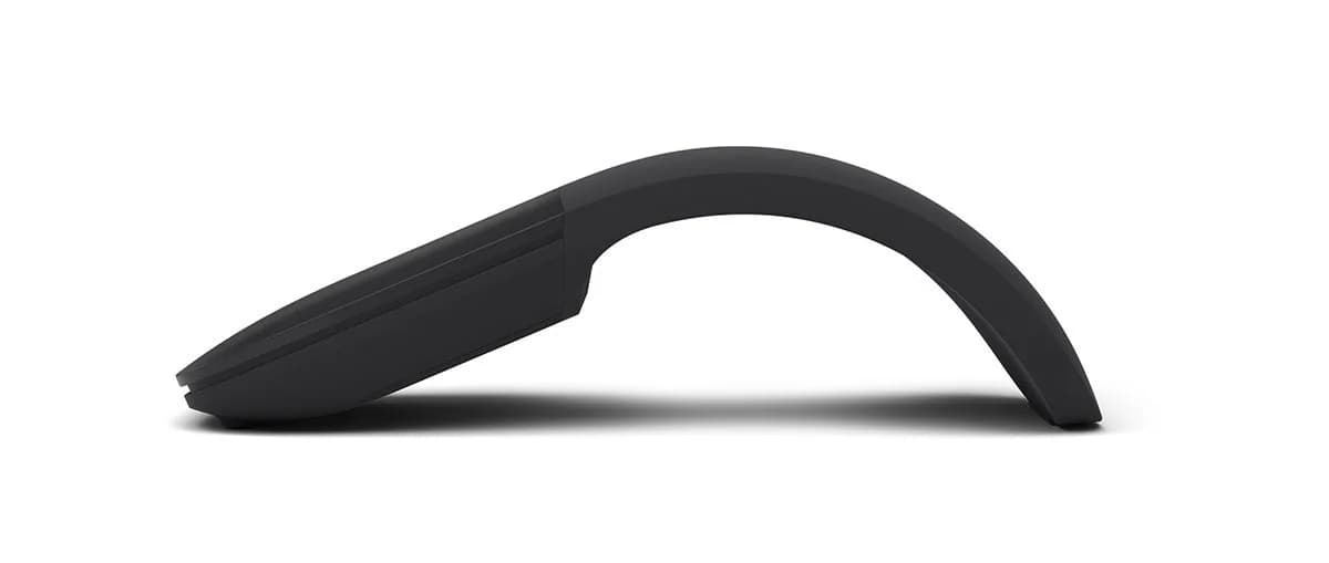 Microsoft Arc Mouse - Black | Sleek, Ergonomic, Ultra-Slim Bluetooth Mouse for PC/Laptop/Desktop - view 2