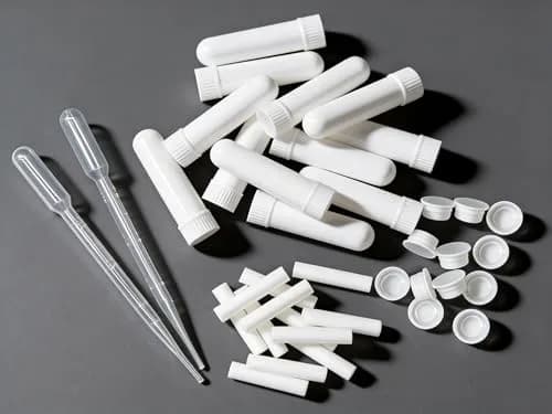ZIOJOVK Blank Nasal Inhaler Sticks 12 Sets | Aromatherapy for On-the-Go Relief thumbnail 2
