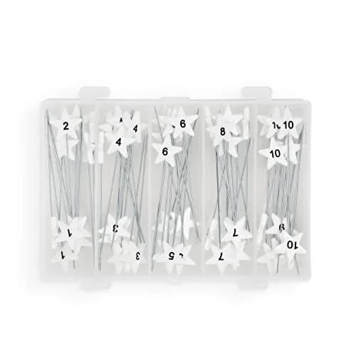Dritz Flat Head Numbered and Directional Pins 115-Count | Sewing & Quilting Essentials thumbnail 5