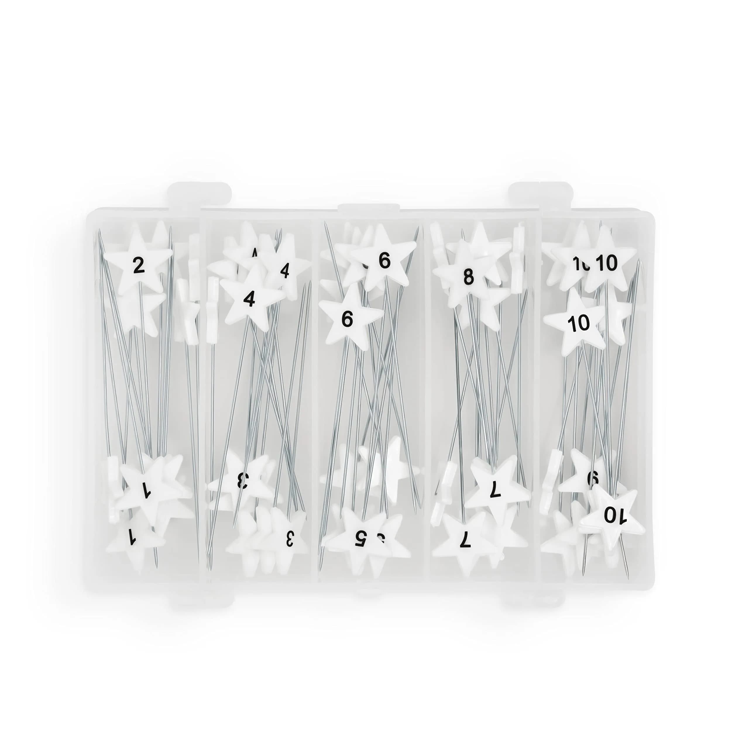 Dritz Flat Head Numbered and Directional Pins 115-Count | Sewing & Quilting Essentials - view 5