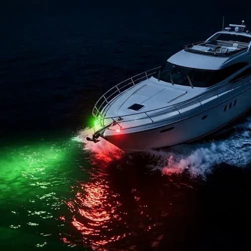 Obcursco LED Red and Green Boat Navigation Lights for Boats up to 40ft | IP67 Waterproof, 12V DC thumbnail 5